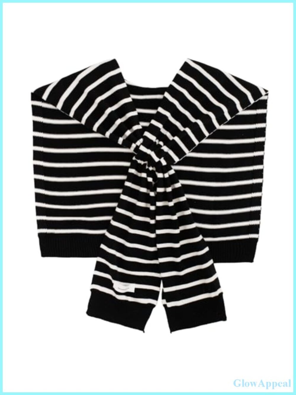 Women's Knitted Sweater Shawl Wrap with Sleeves Lightweight Shoulder Cape Scarf